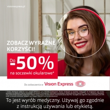 Vision Express - do -50% na soczewki okularowe