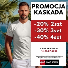 PROMOCJA KASKADA w Pako Jeans!