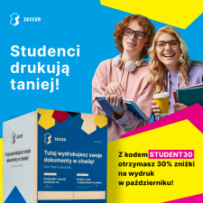 Studenci drukują taniej w naszej galerii!