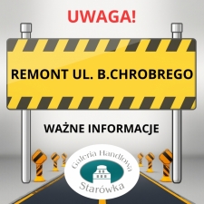 Uwaga kierowcy i piesi! Remont ulicy Bolesława Chrobrego.